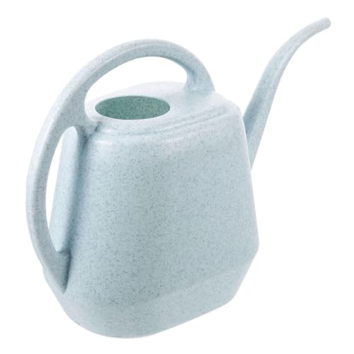 KALLORY Small Gray Gardening Watering Can with Long Spout for Indoor and Outdoor Plants Ergonomic Handle Precise Watering Clog-Resistant Design for Succulents and Flowers