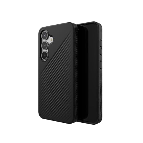 Coque Samsung S25 antichoc ZAGG Luxe en graphène noire légère
