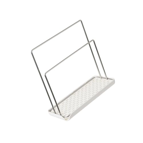 GALPADA Escurridor y Soporte para Esponjas y Paños de Cocina, Organizador sin Perforaciones para Fregadero, Estantería Práctica para Almacenamiento Hogar, Montaje Sencillo y Limpieza