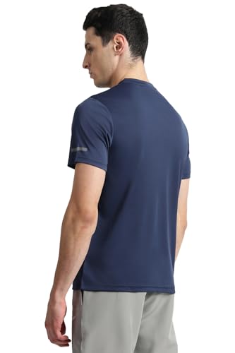 Image of Reebok Men's Polyester Gym T-Shirt - Moisture Wicking Sports T-Shirt for Men | Workout Running Training Tshirt for Men | Half Sleeve Active Tee