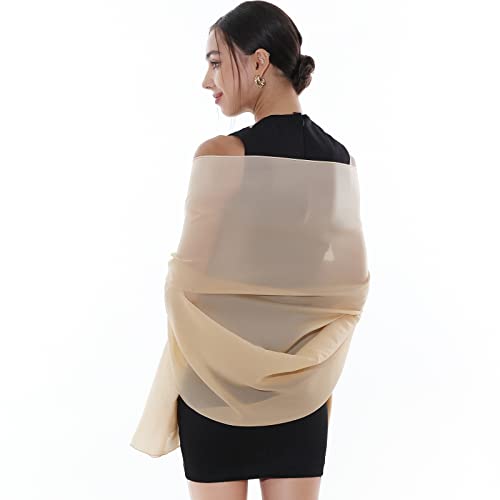 Stola Foulard Elegante Sciarpa Chiffon Stola Lafairy – Per Matrimonio, Feste E Tempo Libero, Leggera Ed Elegante, Nuova Con Etichette Stola Chiffon Per Feste - Foto 7