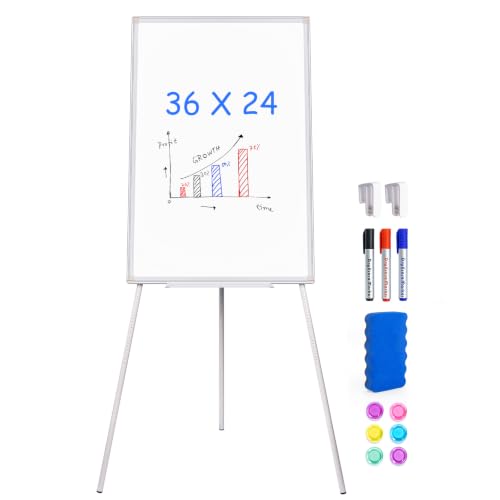 Amazon.co.jp: Maxtek イーゼルホワイトボード 36 x 61 cm、高さ調節