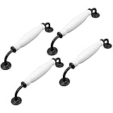 Liapianyun Möbelknopf Schrankknöpfe Möbelknöpfe Set,Möbelgriff Türknopf Cabinet Pulls Schrank Griffe Tür Fach-Knöpfe Für Dresser Kitchen Lochabstand,Weiß