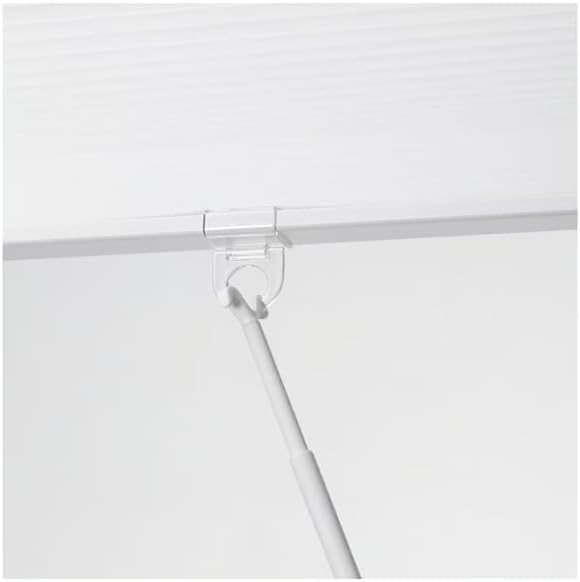Cordless Cellular Honeycomb Shade, White, 36 x 64 inches, Light Filtering, Insulating Window Blind