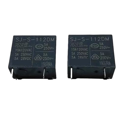 Relais SJ-S-112DM 12V 5A pour remplacer un commutateur défectueux, 20 pièces