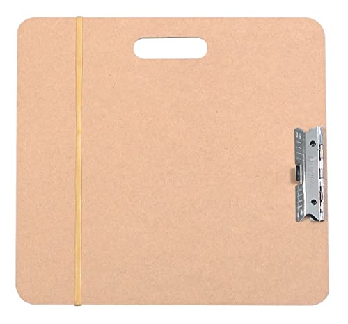 ALVIN Artist Sketch Board with Cutout Handle 18" x 19" Model SB1819 Hard Masonite Portable Drawing Board, Ideal for School and Studio Use - 18 X 19 Inch