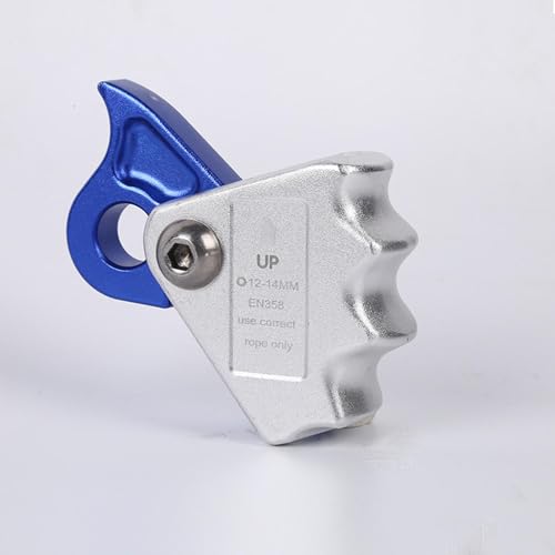 Image of Rope Grab Climbing Ascender for Aerial Work Rocking Climbing Gear Rappelling Blue