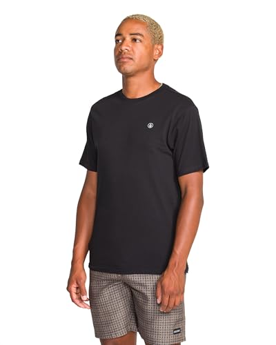 Volcom Men's Circle Stone Organic Short Sleeve T-Shirt – Soft Cotton Crewneck with Logo Graphic3