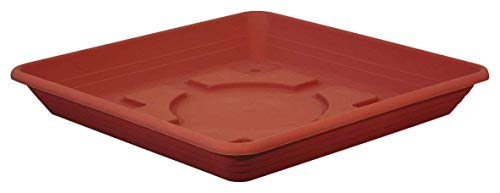 geli Thermo Plastic Dessous de Plats Nora Carré en Plastique - Terracotta, 25 x 25 cm Cover