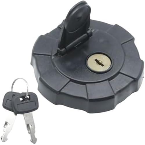 DEMULAX RD411-51122 Coperchio serbatoio olio combustibile for escavatore con chiavi, ricambio, for Kubota, for MINI, escavatore SVL75-2 SVL90-2 SVL95-2 KX41-3 KX91-3S KX91-3S2 Tappo serbatoio gasolio