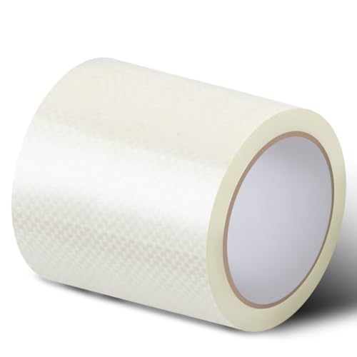BFXM RV Underbelly Material RV Underbelly Tape, White Waterproof Seal Tape, Roof Repair Tape, Trailer Roof Sealant for Mobile Home, Camper, Travel Trailer, Boat, Tear Repair Patch(7.87'' x 3...