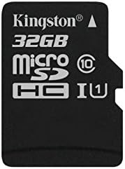 Kingston Digital 32GB microSDHC Class 10 UHS-I 45R Flash Card (SDC10G2/32GBSP)