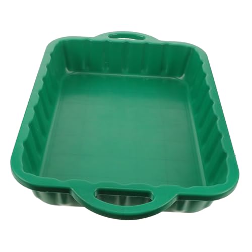 MOTHNUR Vaschetta Raccolta Olio per Auto in Plastica Spessa Resistente e Leggera con Design Antigoccia per Scarico e Raccolta Efficiente di Olio Motore Liquidi Refrigeranti e Fluidi di