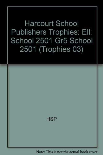 Buy School 2501, Ell Grade 5: Harcourt School Publishers Trophies (Trophies 03) — BookShops.in