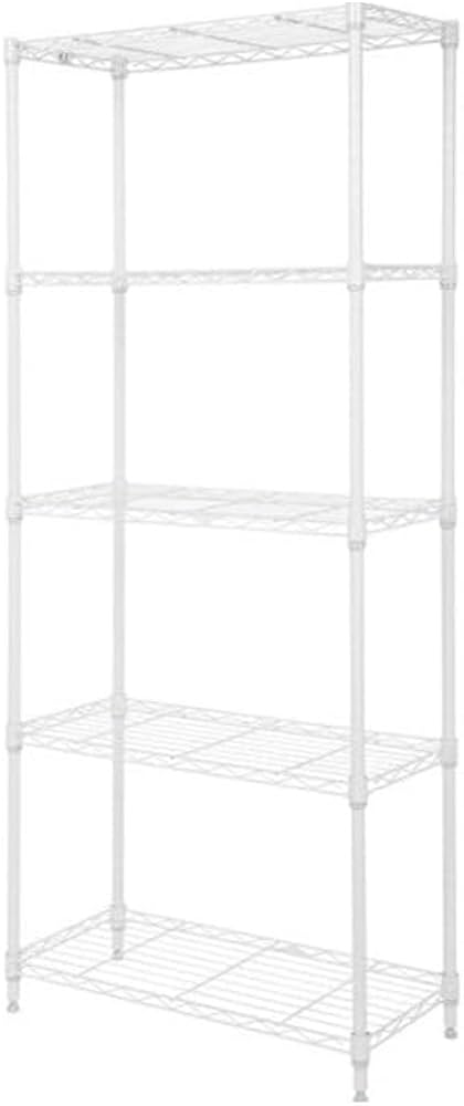 Amazon｜ニトリ(NITORI) スチールラック STANDARD 4段 ホワイト 幅64.5