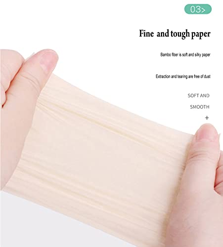 Image of DC DECORIO Tissue Papers (3 Ply, 8 Pulls Per Pack) | Pack of 20 | 100% Skin-safe Sleek Tissue Papers for Car, Bathroom, Bedroom, Office (Brown+White)