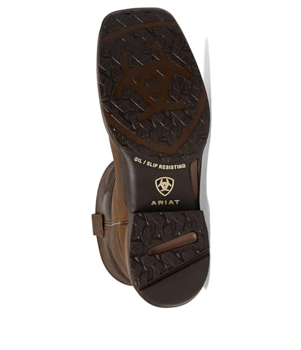 Image of Brown Square Toe Boots, Ariat Ladies Anthem Patriot