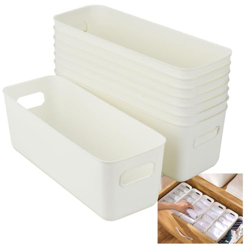 小物収納ボックス 8個セット デスク整理 多用途 防水 取っ手付き 割れにくい キッチン
