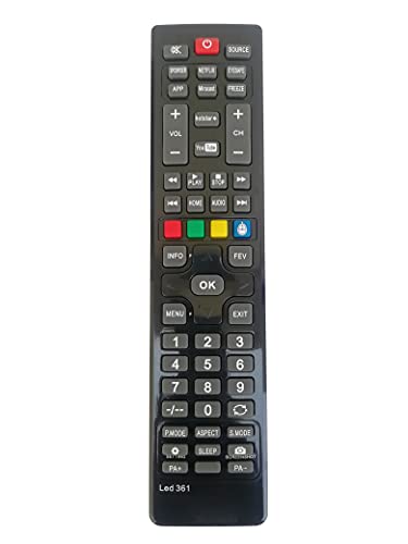 Image of LipiWorld LED 361 LCD Smart TV Universal Remote Control Compatible for All Non Branded /Local /Chinese LED LCD