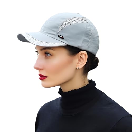 LukyTrge EMF Radiation Protection Cap Anti Radiation Faraday Hat Blocking EMF Baseball Cap for Man Woman (US Alpha One Size Grey)