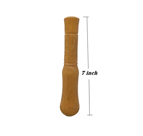 Bamboo Design Plastic Mortar And Pestle, Set For Grinding And Crushing Garlic, Herb Pill, Spices, Chillies Crushing Sesame Seeds #TOP2