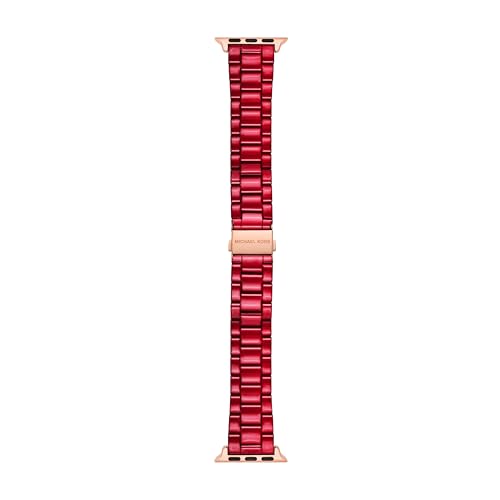【50%OFF】マイケル・コース Apple Watch バンドが半額！スタイリッシュなレッドがおしゃれ