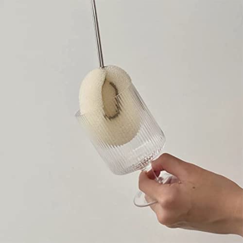 Escova para Garrafas, Lavadora de Copos Com Cabo Longo Escova de Limpeza de Cozinha para Pias Pratos