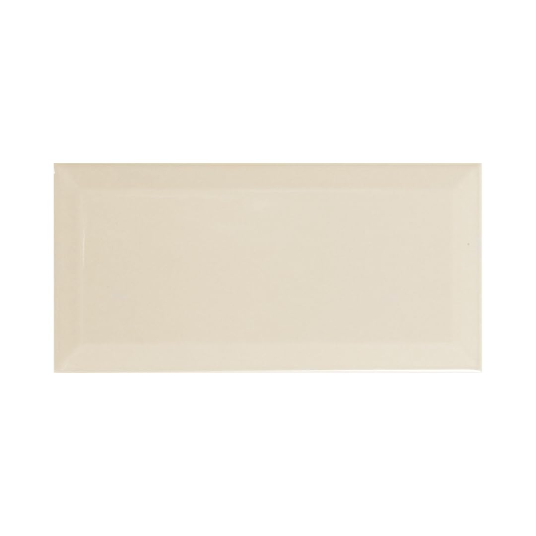 Devon Bevelled 100x 200 Metro Brick Ceramic Tile (1, Bone)