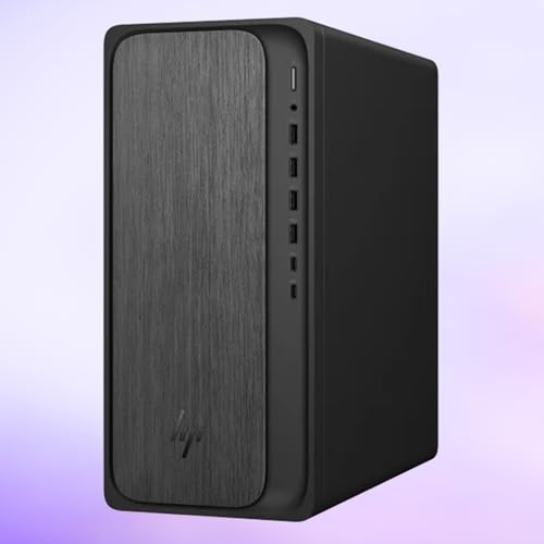 Image of HP OmniDesk Desktop Computer, AMD Ryzen 7 8700G, 32GB DDR5 RAM, 1TB PCIe SSD, AMD Radeon 780M Graphics, USB-C&A, HDMI, DisplayPort, Wi-Fi 6, Win11 Pro, Business & Home Office PC, Keyboard and Mouse
