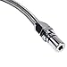 A-Team Performance - Engine Transmission Dipstick Flexible Stainless Steel Braided Turbo TH-350/TH-400 Turbo 350 Turbo 400 - Compatible with Chevy GM - Firewall Mount Chrome