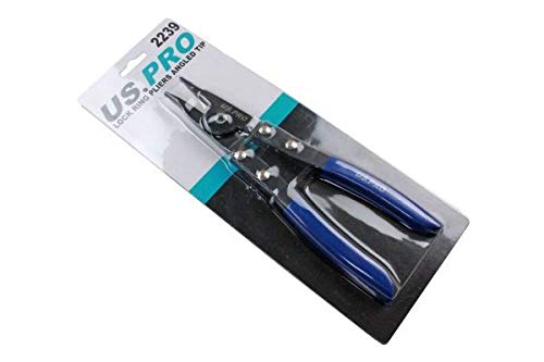 Alicates de anillo de bloqueo US PRO Herramientas 2239 extractor circlips 3