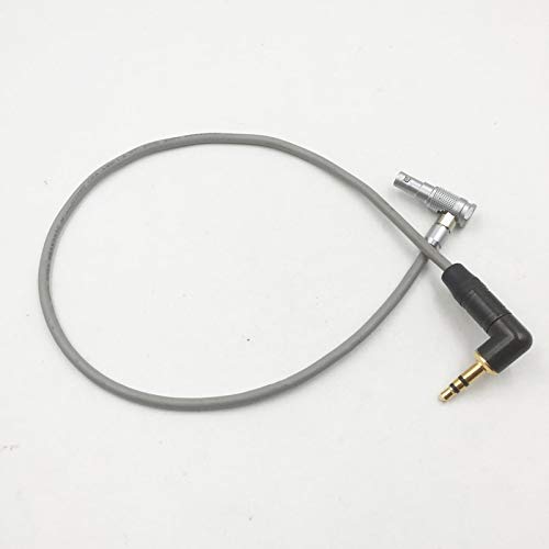 Davitu connector FHG.00.305 5 pin plug to Davitu 3.5 Mini TRS Jack audio plugs For ARRI ALEXA mini camera audio cable - (Color: 100cm)