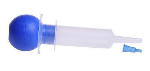 Medline Enteral Feeding and Irrigation Syringes, 60 mL with 60 mL Bulb and IV Pole Bag, Ideal for Home Healthcare, Pack of 30