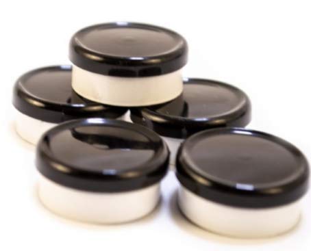 20mm Dual Tone Flip Top Seal (Black/White) (100)