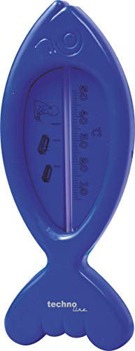 TECHNOLINE WA 1030blau Thermometer, Kunststoff, Blau, 6 x 1,4 x 15 cm