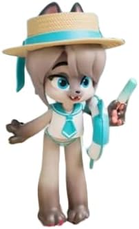 KONGZOO The Maid Cat Summer Swimsuit Model Cute Animal Figure Cartoon Cat Collection Decor Gift for Adult