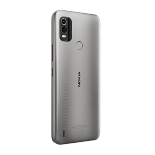 Nokia C21 Plus Smartphone with 6.5" HD+ Display, Toughened Glass, 2-Day Battery Life, 13MP Dual-Camera with HDR, Panorama & Beautification, Clean OS, 2 Years Security Updates, Dual-Sim - Grey