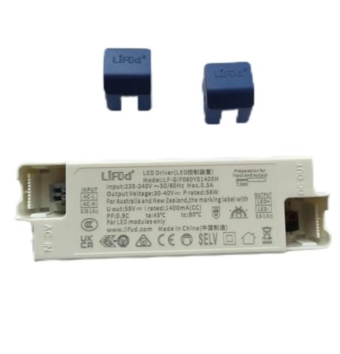 Driver LED sans scintillement 1400mA 56W DC 30-40V LF-GIF060YS1400H pour panneau de plafond