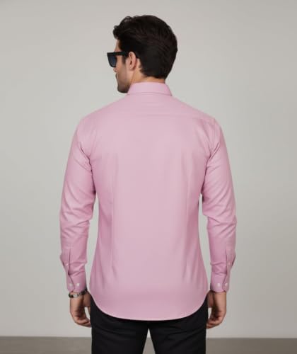 Image of Diverse Men's Stylish Poly Cotton Casual Shirt || Full Sleeve Button-Down Shirt with Single Pocket || Comfortable Breathable Fabric || Perfect for Casual Office and Outing Wear