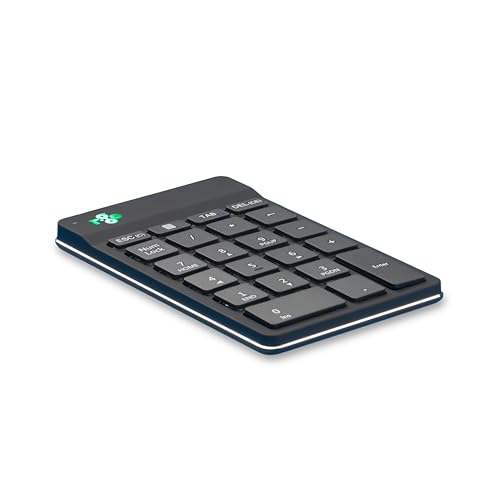 R-Go Break, Clavier numérique, Bluetooth, Pavé numérique Clavier supplémentaire, avec Logiciel de Pause Anti-RSI, sans Fil, Compatible avec Windows/Mac, Noir