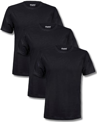 Image of Kingsted T-Shirts for Men Pack - Royally Comfortable - Super Soft Premium Fabric - Well-Crafted Classic Tee