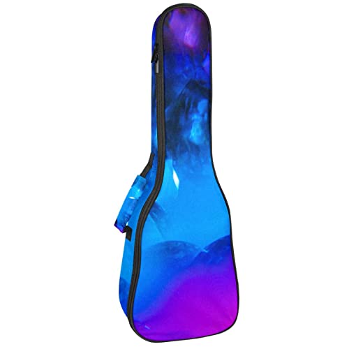 Sac à dos pour ukulélé ténor bleu imperméable, parfait pour vos concerts en plein air