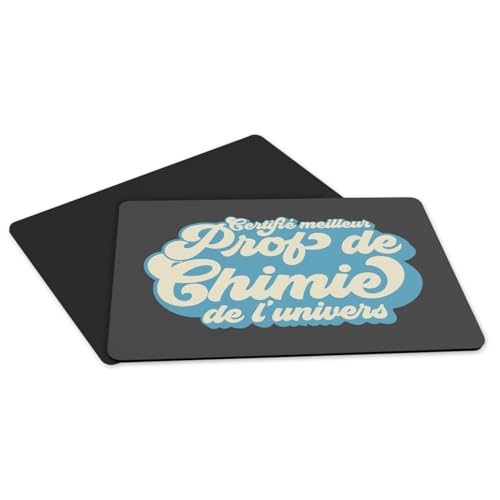 Set de table chimie dessous caoutchouc noir lavable pour professeur de collège - 5
