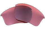 LenzFlip Replacement lenses for Oakley Half Jacket 2.0 XL - Crafted in USA : Multiple Options (Rose