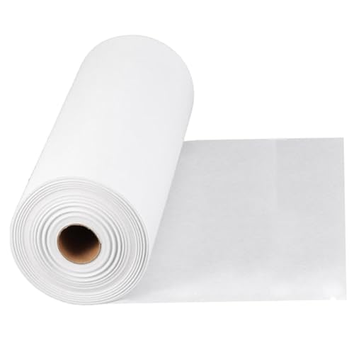 Hbbgdiy 12in x 33ft Non-Woven Fusible Interfacing, Iron-On Sewing & Quilting Stabilizer Fabric for Garment Craft, DIY Bags & Home Decor.