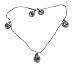Générique Collier avec 5 Boules à  facettes