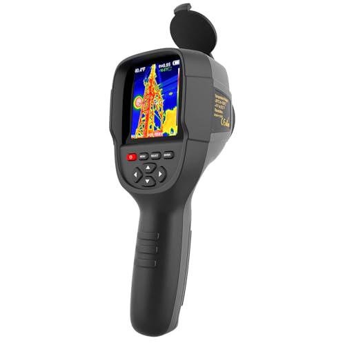 Image of Bequest Higher IR Resolution HT-18+ Handheld Thermal Camera from HTI - Newest Update, IR Resolution Improved to 256x192 with 25 HZ, 300,000 Pixels, Easy to Read 3.2 inch Color Display, includes Battery.