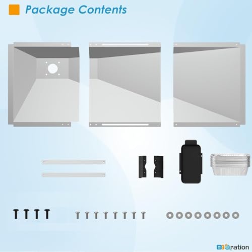 Image of Universal Grease Tray, Catch Pan and Disposable Drip Pan for 3 /4 /5 /6 Burner