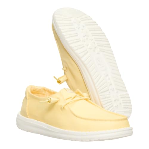 Image of HEYDUDE Women's Wendy Stretch Canvas Slip On Shoes | Easy On Loafer