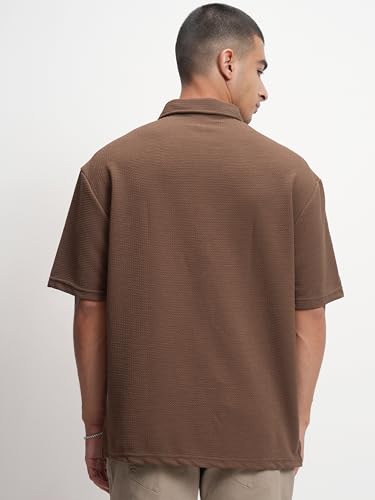 Image of Highlander Men's Solid Loose Fit Shirt